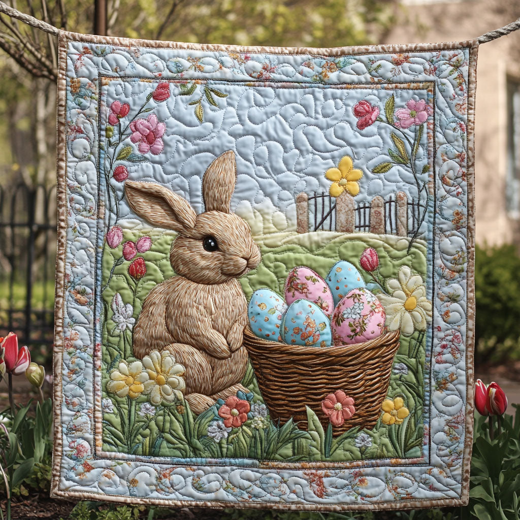 Rabbit Easter WT1901012CL Quilt Blanket