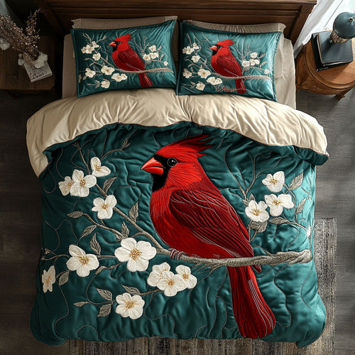Blossom Cardinal WJ2102023CL Quilted Bedding Set