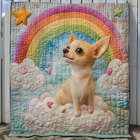Adorable Chihuahua XB1303006CL Quilt Blanket