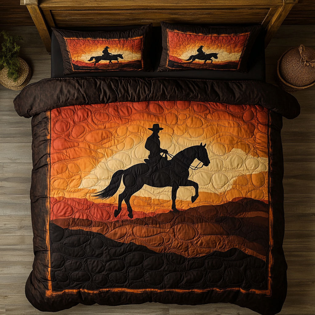 Western Cowboy WX2702048CL Quilted Bedding Set