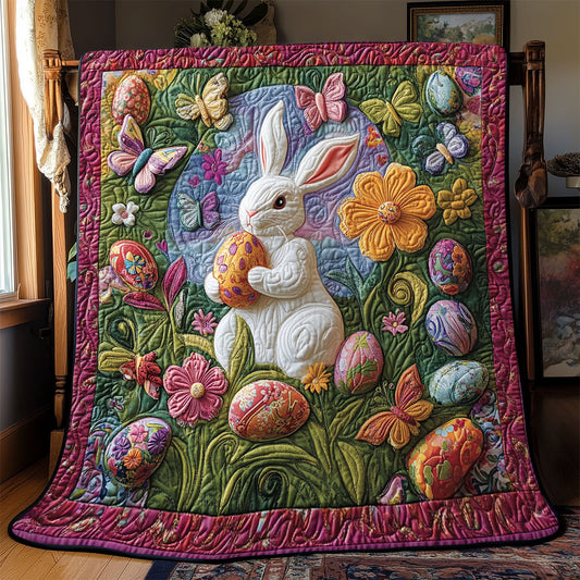 Easter Bunny Meadow WJ1001011CL Quilt Blanket