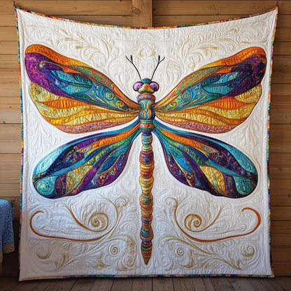 Color Dragonfly CW2105335CL Quilt Blanket