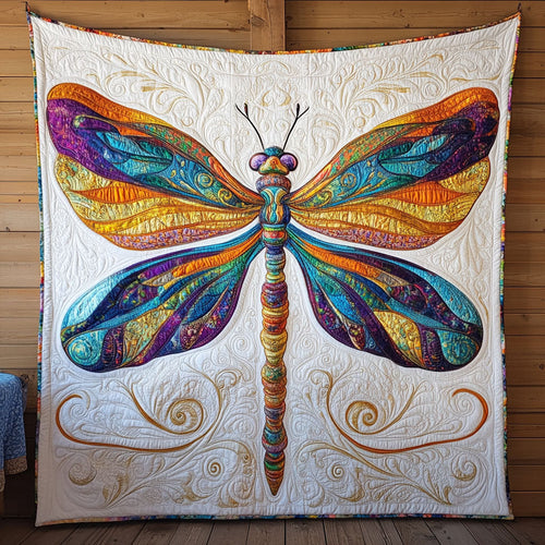 Color Dragonfly CW2105335CL Quilt Blanket