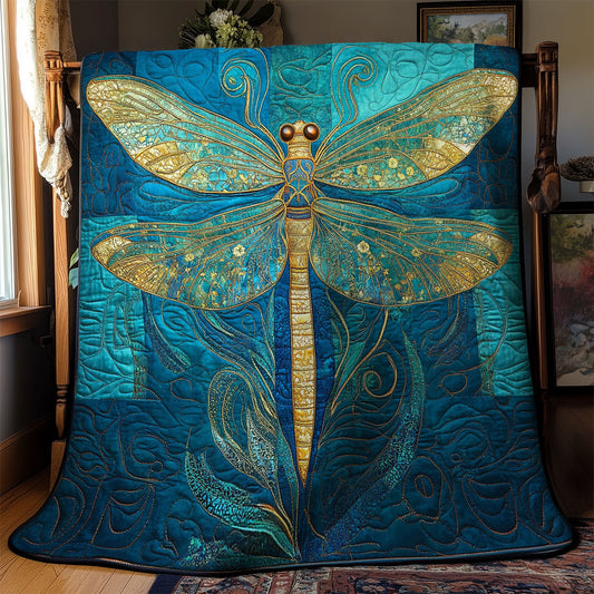 Mystic Dragonfly WY2702094CL Quilt Blanket