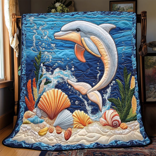 Dolphin WX2101015CL Quilt Blanket