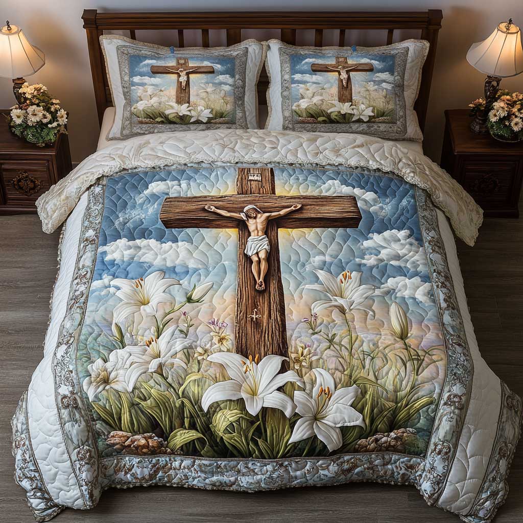 Christianity Easter Hope WN0603010CL Quilted Bedding Set