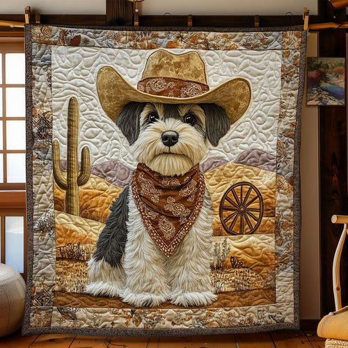 Schnauzer Rancher WN0901003CL Quilt Blanket