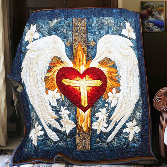 Heart Of Faith WP0201025CL Quilt Blanket
