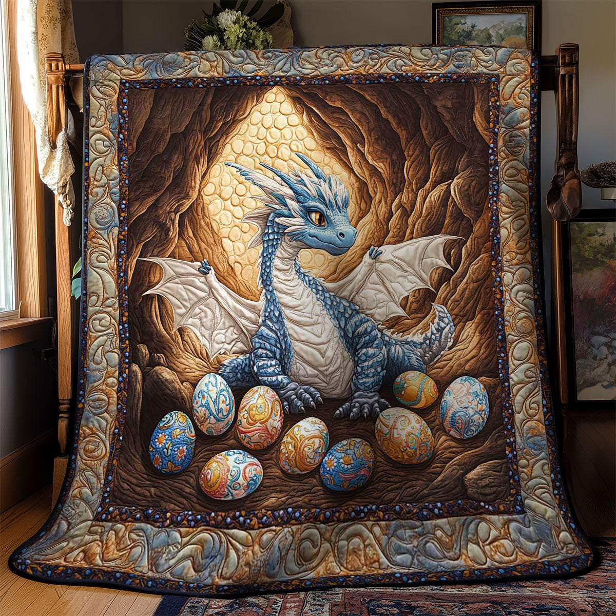 Dragon? Festive Hoard WN1501032CL Quilt Blanket