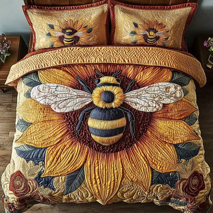 Garden Bee WN1202020CL Quilted Bedding Set