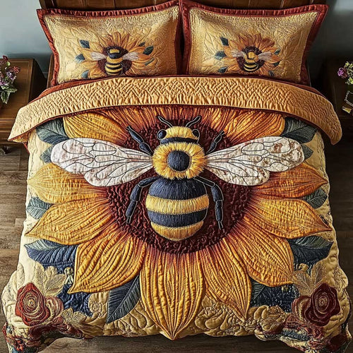 Garden Bee WN1202020CL Quilted Bedding Set