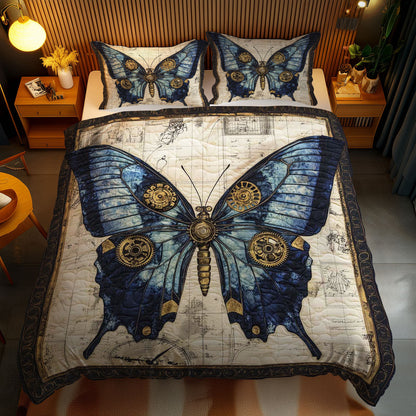Ethereal Steampunk Butterfly WN0402072CL Duvet Cover Set