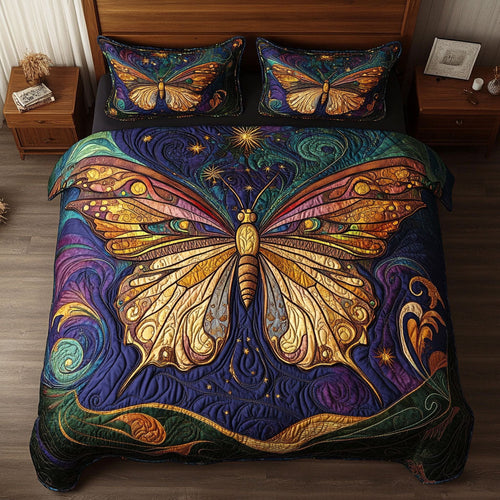 Mystic Magic Butterfly WY1202043CL Quilted Bedding Set
