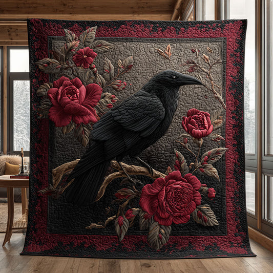 Crimson Raven CW0407019CL Quilt Blanket