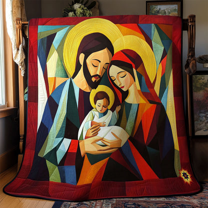 Abstract Holy Family WY1511009CL Quilt Blanket