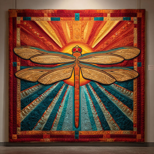 Dragonfly Glow CW1308054CL Quilt Blanket