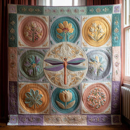 Dragonfly Petal Dream CW1308056CL Quilt Blanket