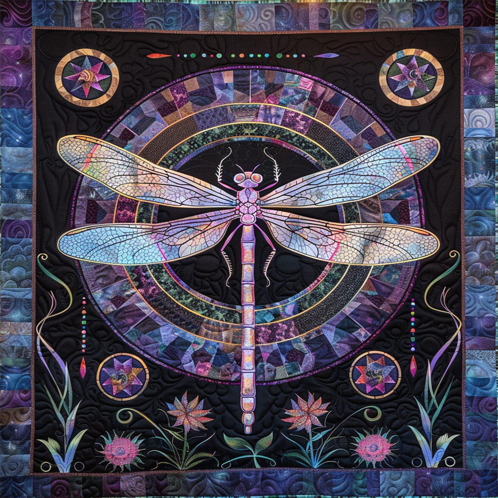 Dragonfly WJ2406009CL Quilt Blanket