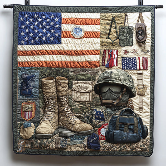 Veteran Life WU0811001CL Quilt Blanket