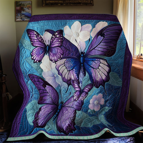 Butterfly Violet WX1511005CL Quilt Blanket