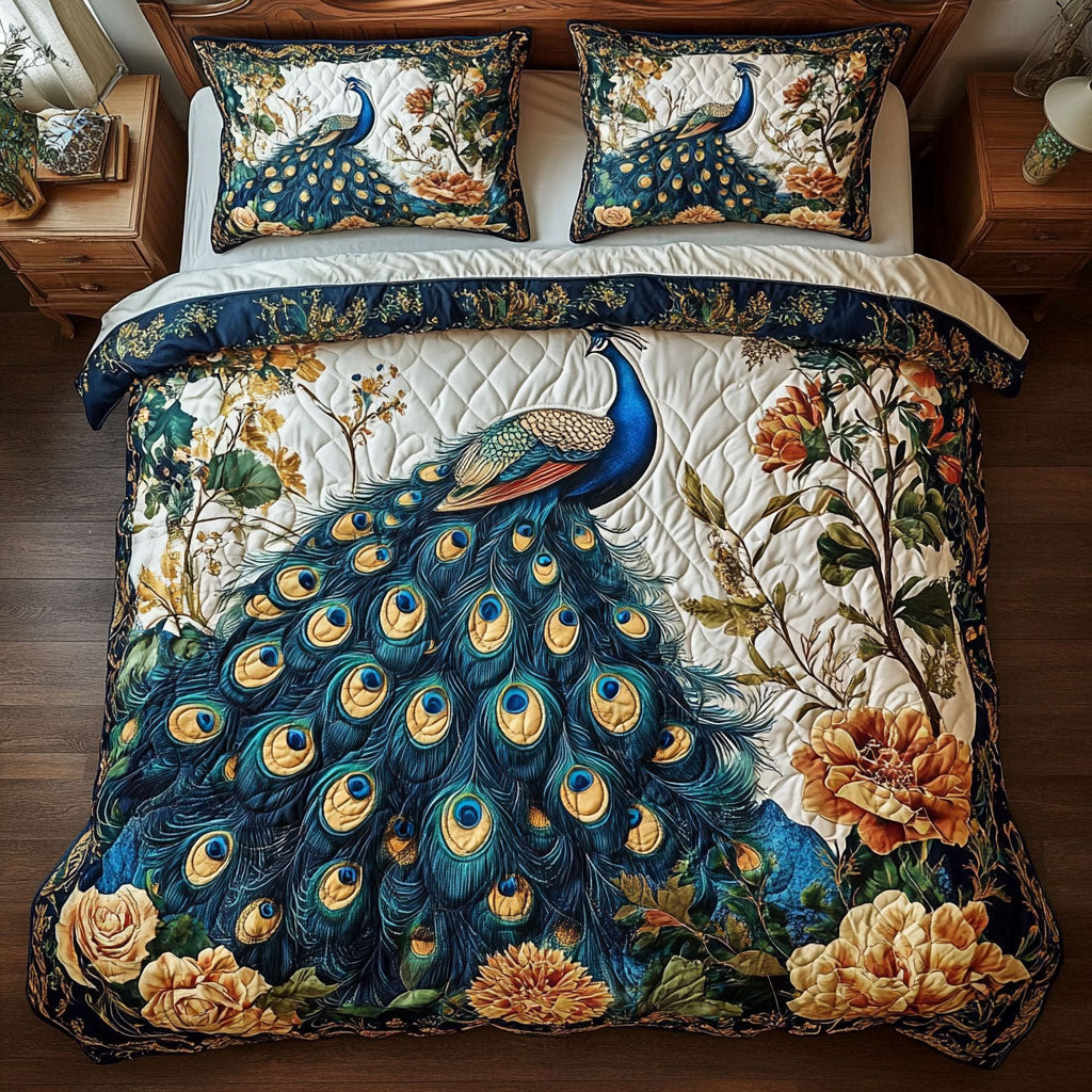 Royal Peacock WY0502005CL Duvet Cover Set