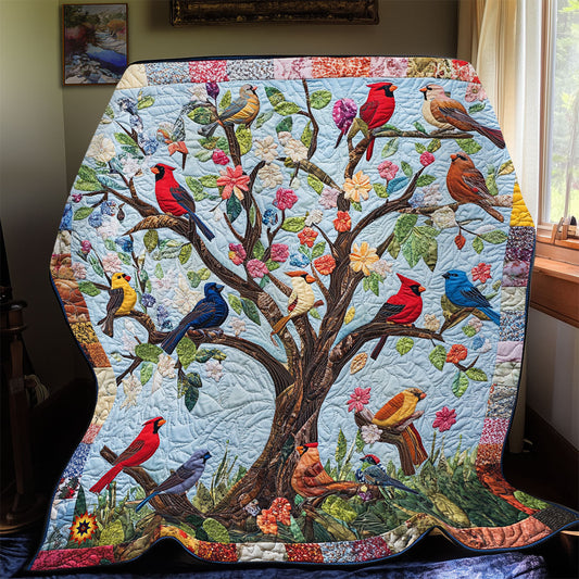 Blooming Bird WX WX2612006CL Quilt Blanket