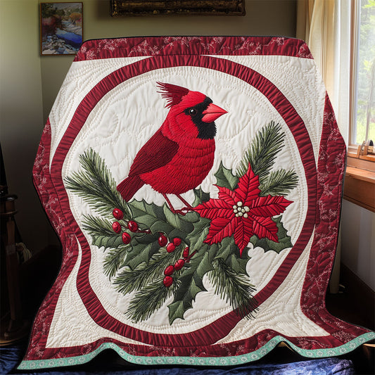 Radiant Cardinal WX2412034CL Quilt Blanket