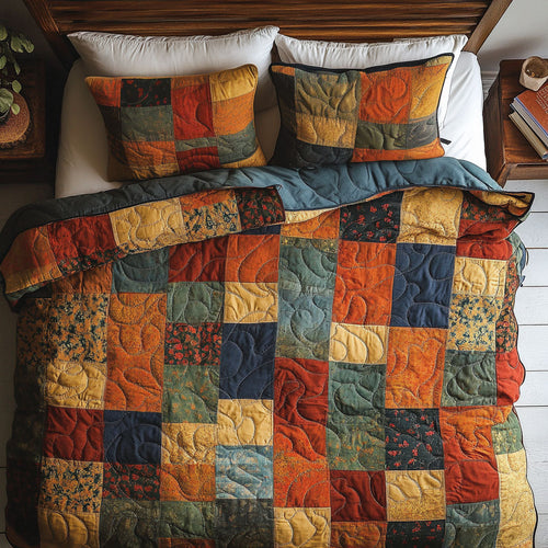 Vintage Cushion WY1202061CL Quilted Bedding Set