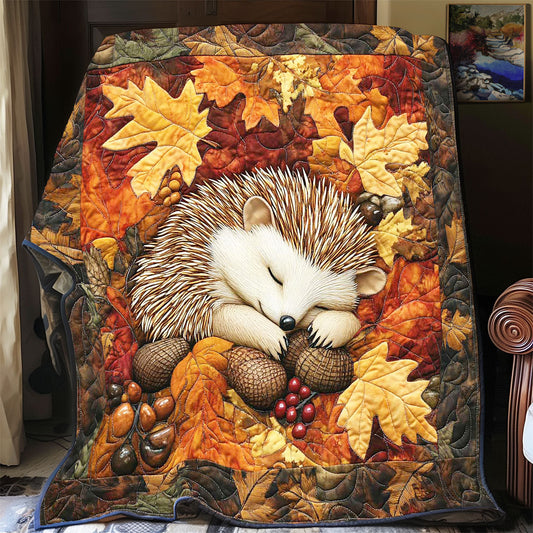 Autumn Hedgehog WP0701003CL Quilt Blanket