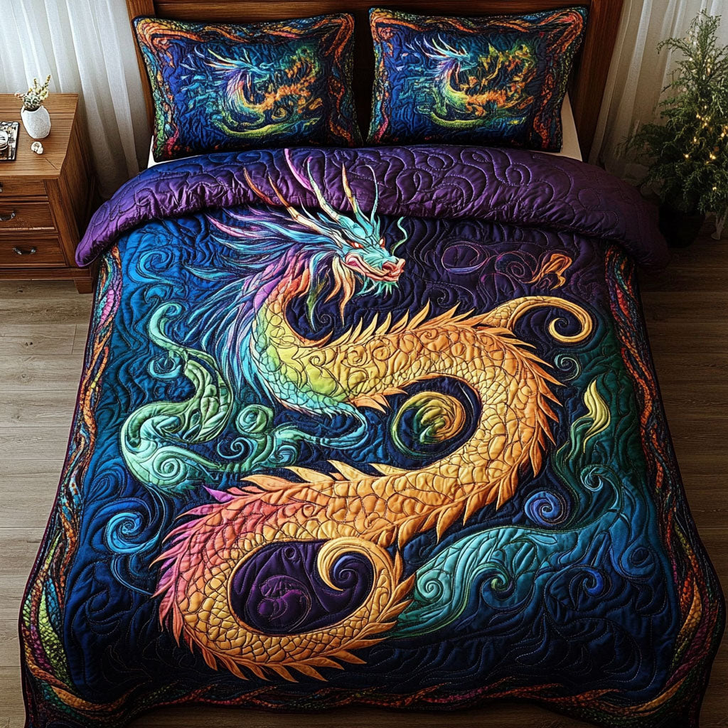 Mystic Colorful Dragon WY0602030CL Duvet Cover Set