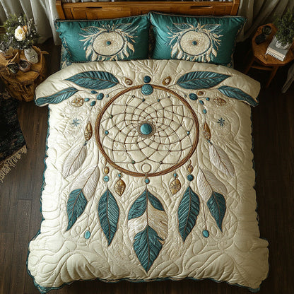 Sacred Guardian WY0803092CL Quilted Bedding Set