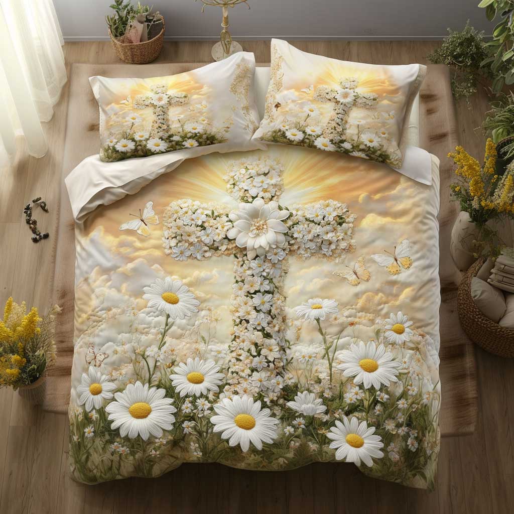 Christianity Sacred Spring WN0603049CL Quilted Bedding Set