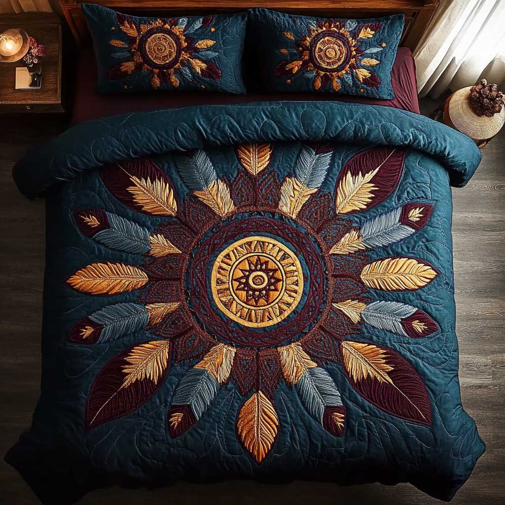 Sunset Dreamcatcher WN1702016CL Quilted Bedding Set