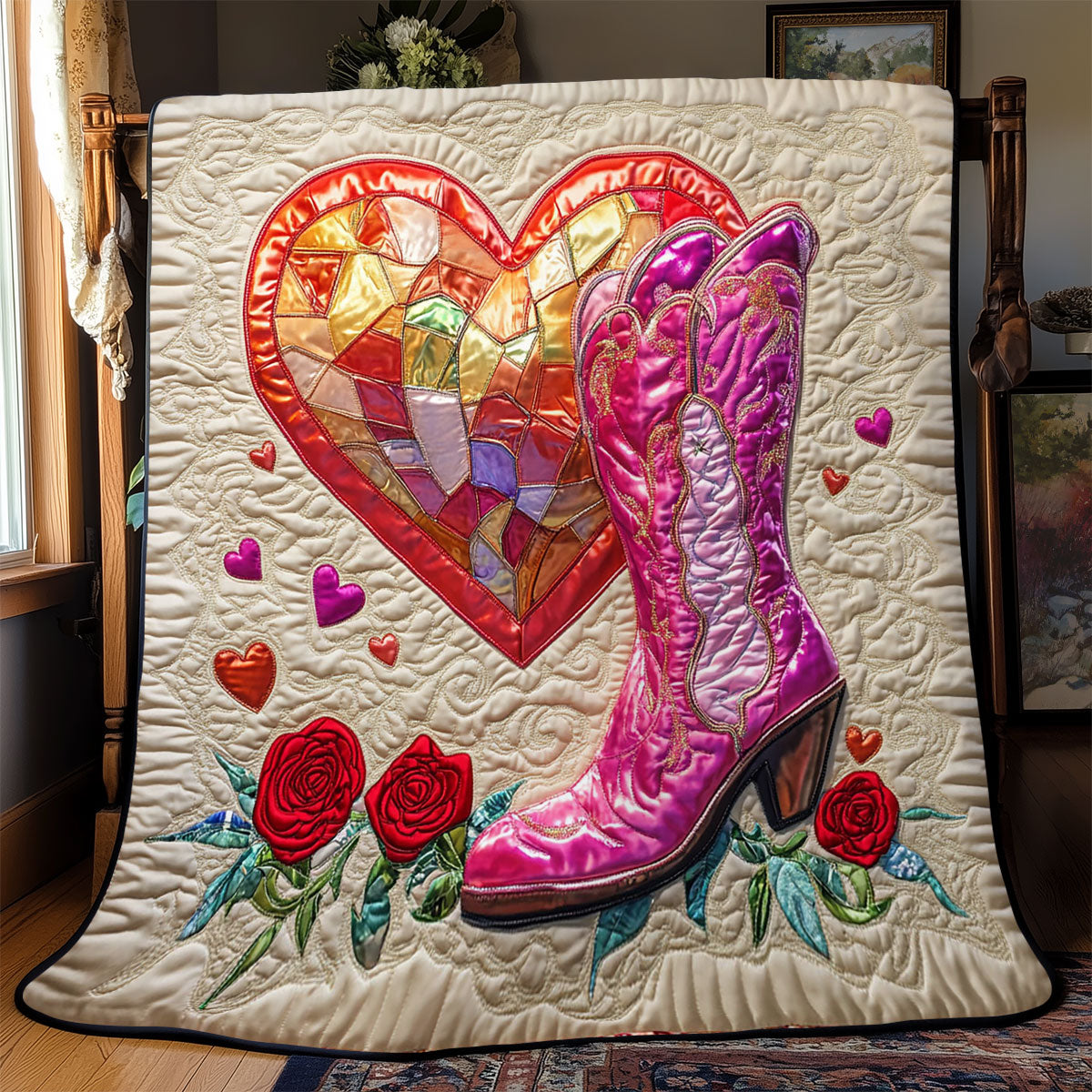 Howdy Valentine WJ1401010CL Quilt Blanket