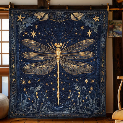 Dragonfly In Night WY1902081CL Quilt Blanket