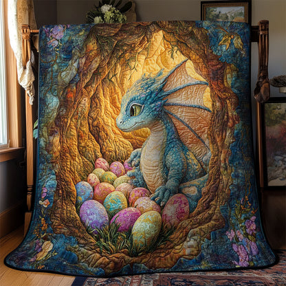 Easter Dragon Hatchling WN1501031CL Quilt Blanket