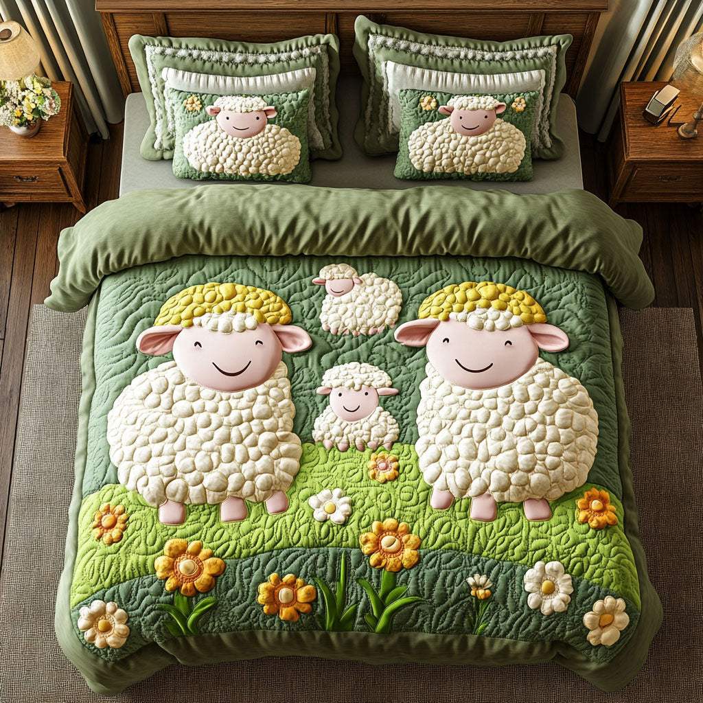 Sheep In Farm WY2901106CL Duvet Cover Set