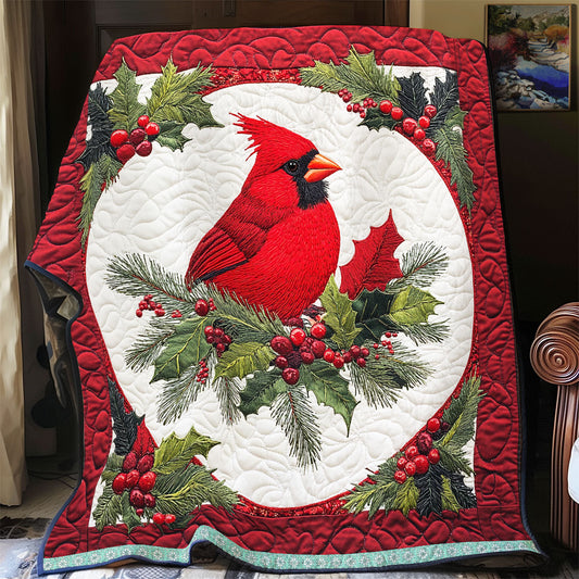 Graceful Cardinal WX2412023CL Quilt Blanket