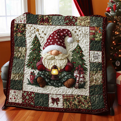 Christmas Gnome WJ2112008CL Quilt Blanket