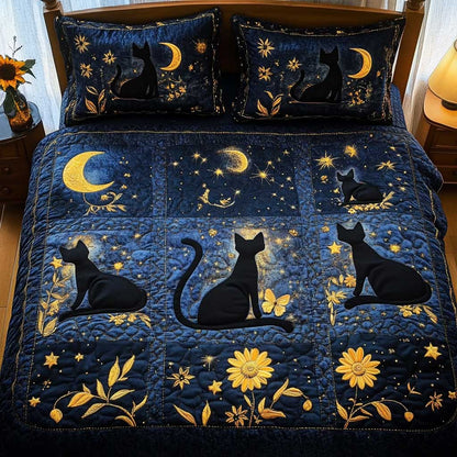 Mystic Cat WN1302003CL Quilted Bedding Set