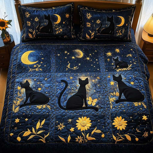 Mystic Cat WN1302003CL Quilted Bedding Set