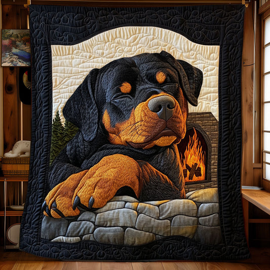Rottweiler WX0601050CL Quilt Blanket
