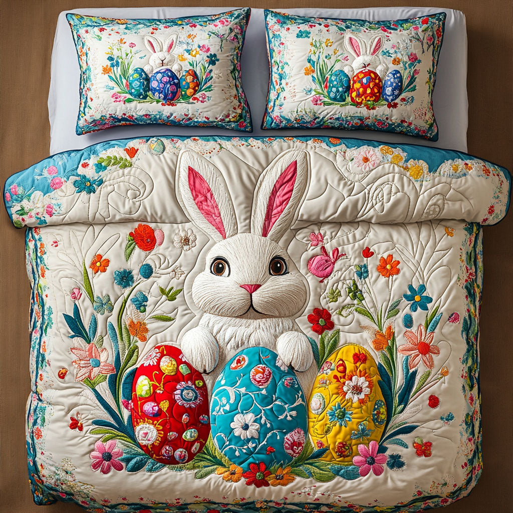 Easter Bunny WX1403081CL Quilted Bedding Set