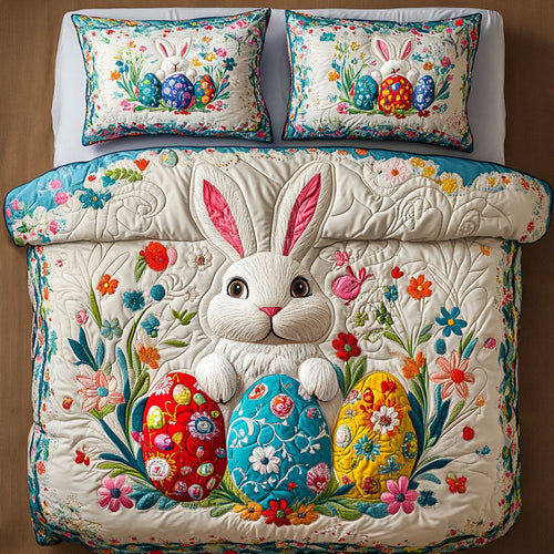 Easter Bunny WX1403081CL Quilted Bedding Set