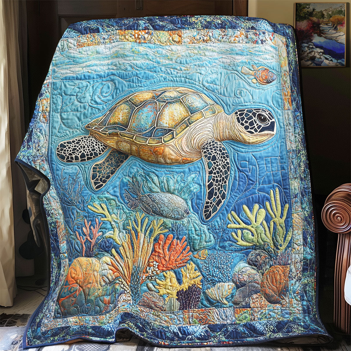 Turtle WX0801038CL Quilt Blanket