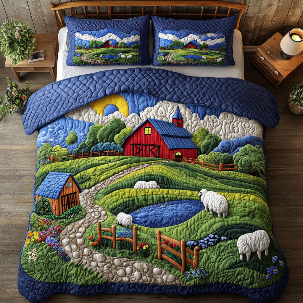 Sheep Farm WY0602052CL Duvet Cover Set
