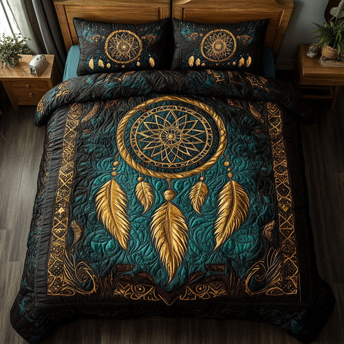 Dreamcatcher Feather WY1902004CL Quilted Bedding Set