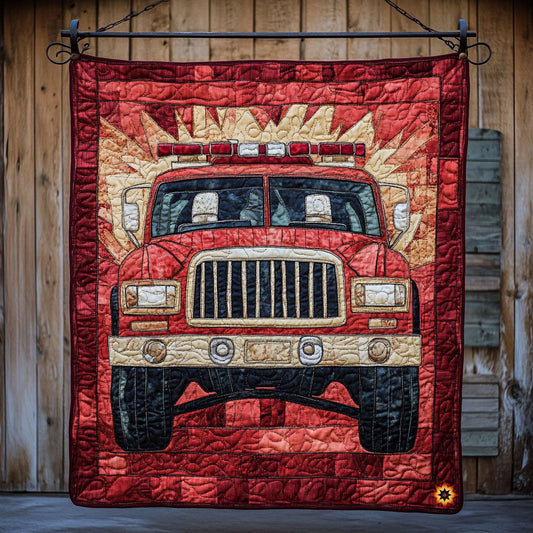 Firefighter WU0310014CL Quilt Blanket