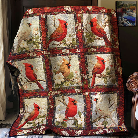 Cardinal Symphony WJ2512001CL Quilt Blanket
