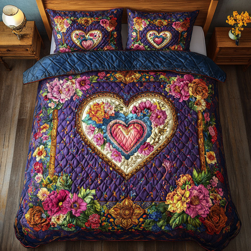 Beautiful Heart In Garden WY2901005CL Duvet Cover Set